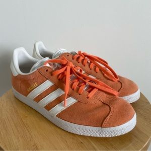 Adidas Orange Gazelle Sneakers